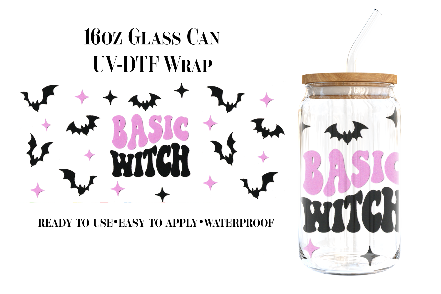 #13) Basic Witch UVDTF 16oz Wrap