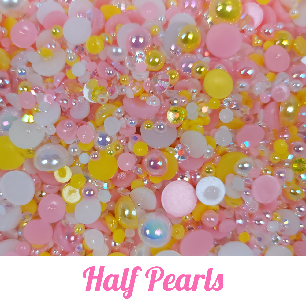 Half Pearl Scoops for DIY