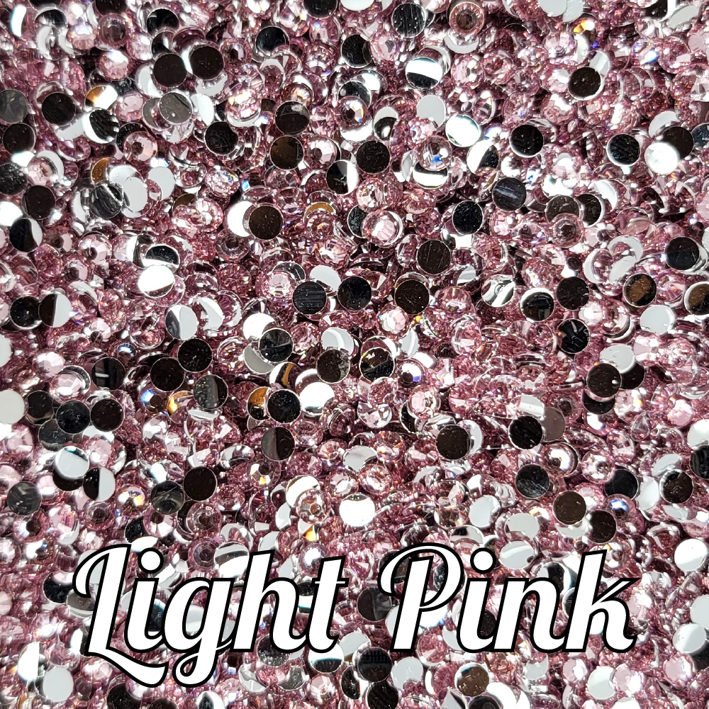Light Pink Resin Rhinestones