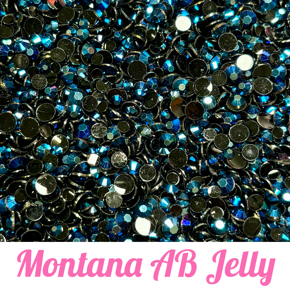 Jelly AB Resin Rhinestone Scoops