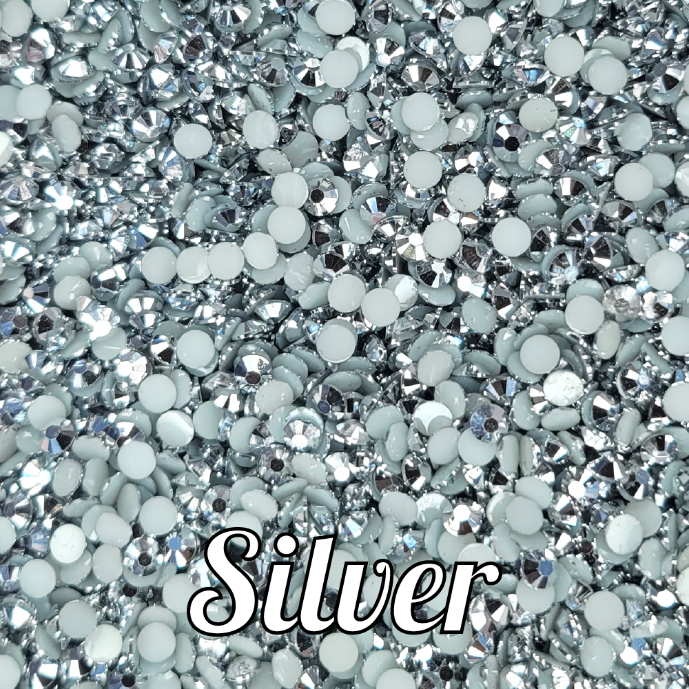 Silver Resin Rhinestones
