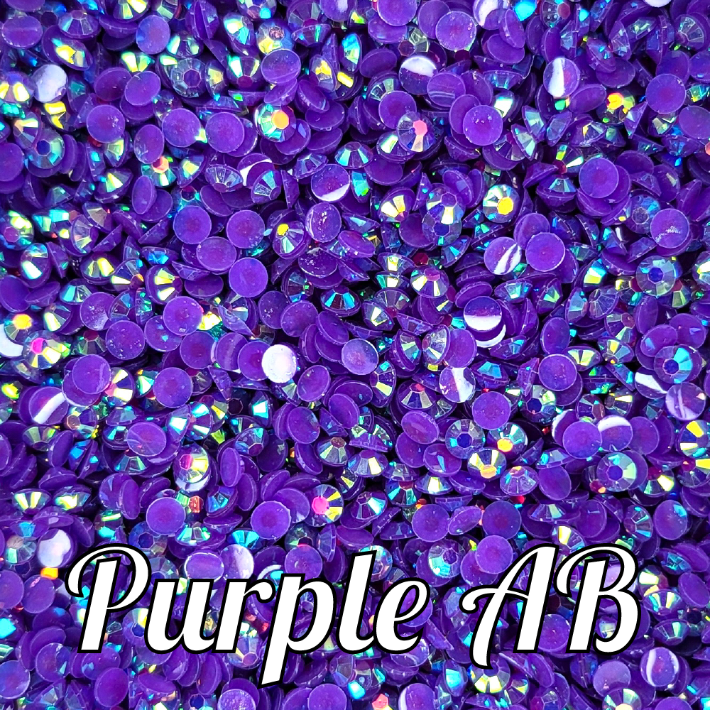 Purple AB Jelly Rhinestones