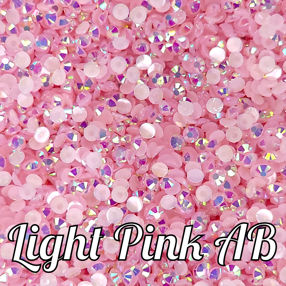 Light Pink AB Jelly Rhinestones
