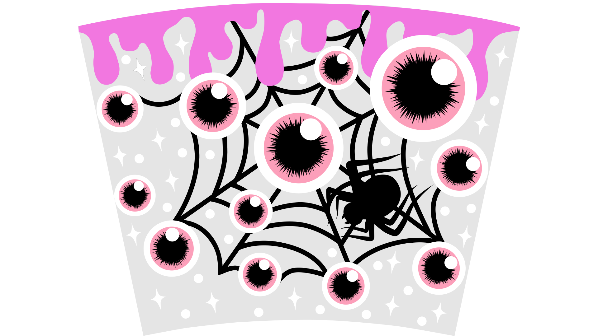 Spider Eyes Tumbler Wrap