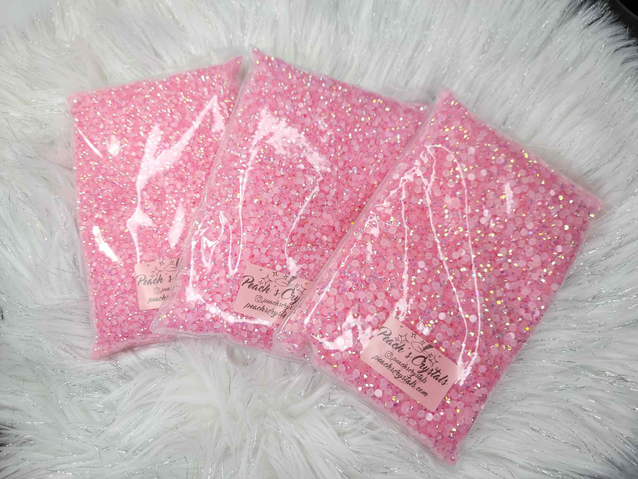 Light Pink AB Bulk Bags