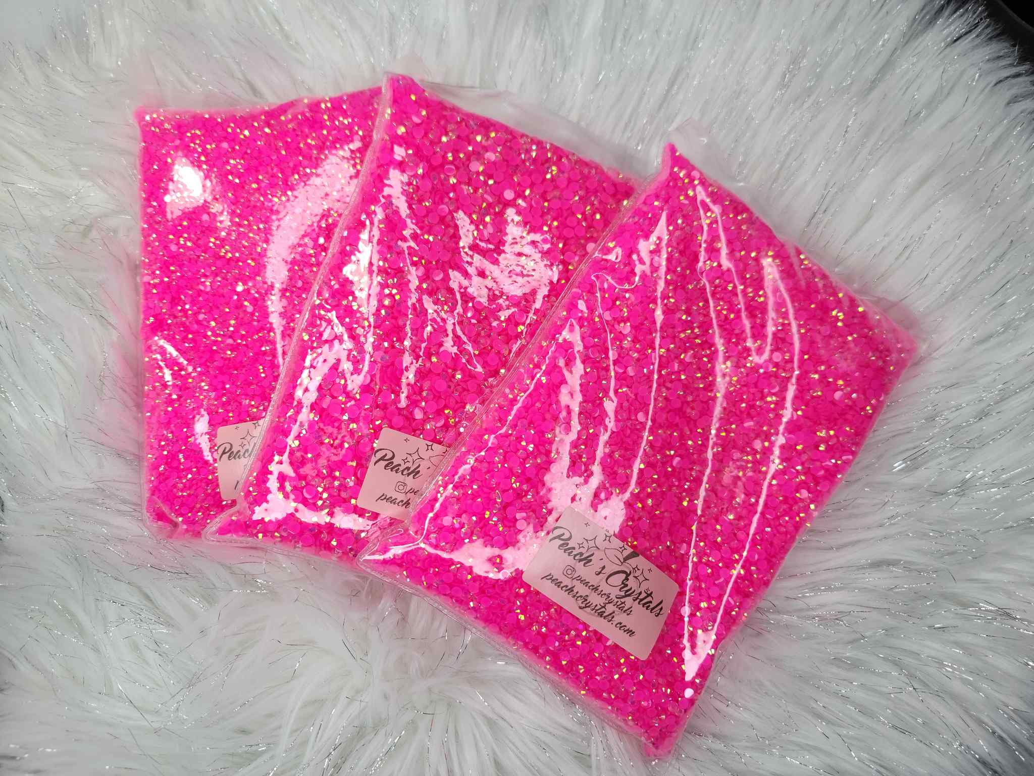 Hot Pink AB Bulk Bags